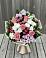 Букет цветов из: Альстромерии, Гвоздики, Розы и Хризантемы в Нерчинске