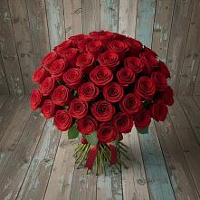 Букет 55 Красных роз Фридом #REPLACE_PRED# Нерчинске