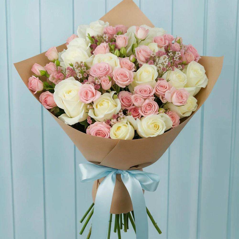 Букет цветов из: Розы в Нерчинске