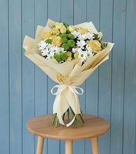 Букет цветов из:  Хризантемы и Розы #REPLACE_PRED# Нерчинске