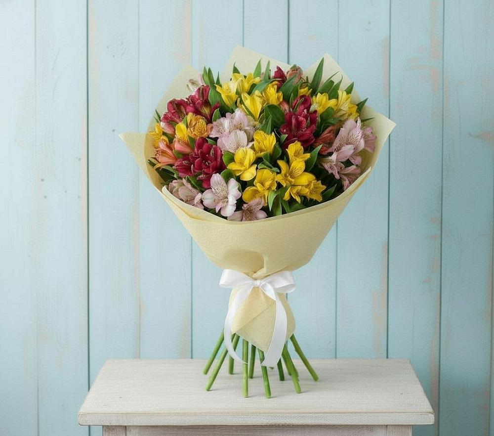 Букет цветов из: Альстромерии в Нерчинске