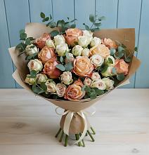 Букет цветов из:  Альстромерии и Розы #REPLACE_PRED# Нерчинске